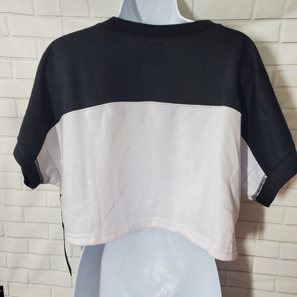 LF Brand Colorblock Crop Top TShirt - Picture 7 of 10